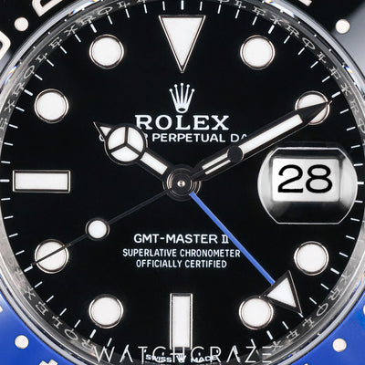 2025 ROLEX GMT MASTER II BATMAN 40MM 126710BLNR
