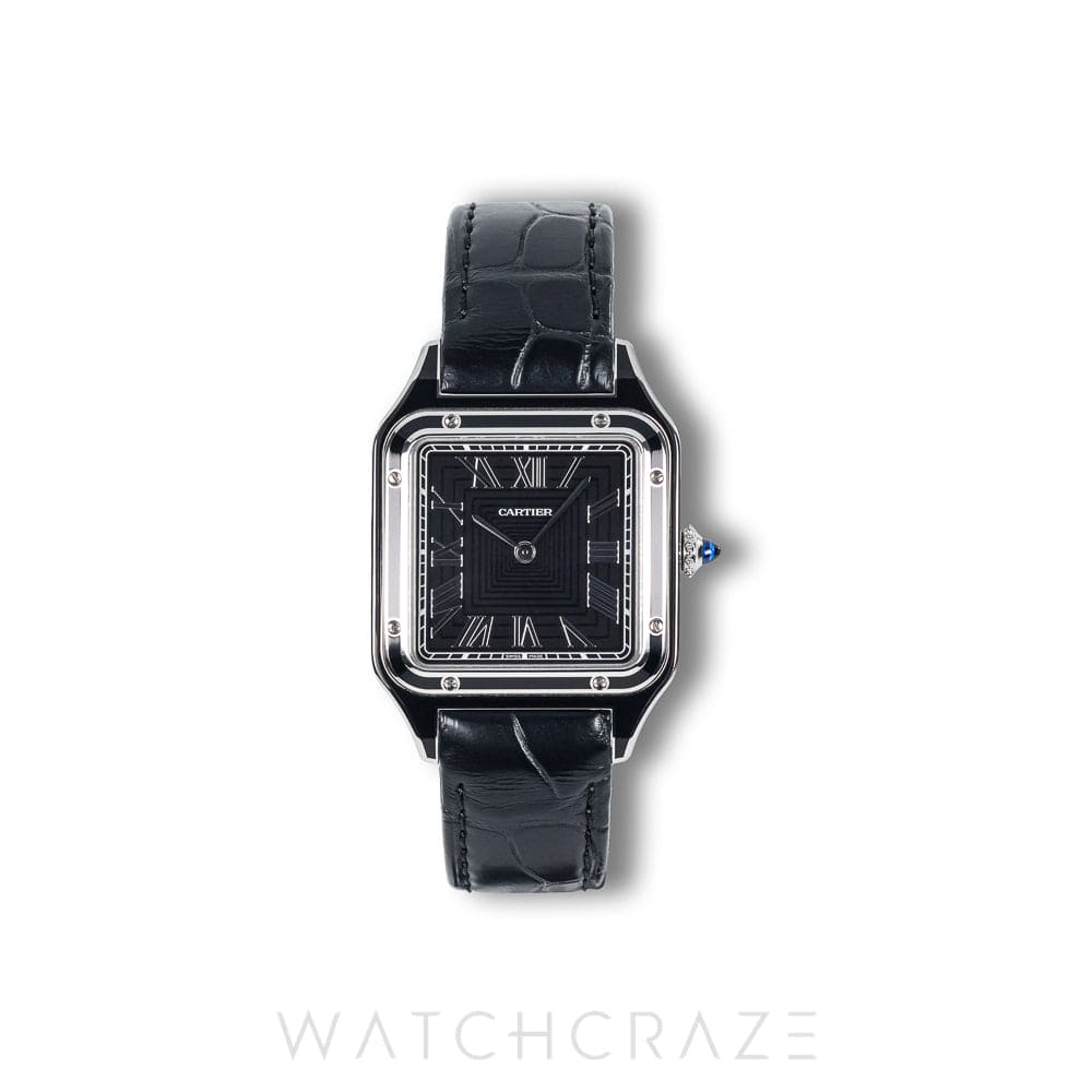 2026 CARTIER SANTOS DUMONT LARGE BLACK LACQURE WSSA0046