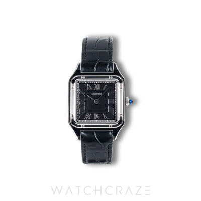 2026 CARTIER SANTUS DUMONT LARGE BLACK LACQURE WSSA0046