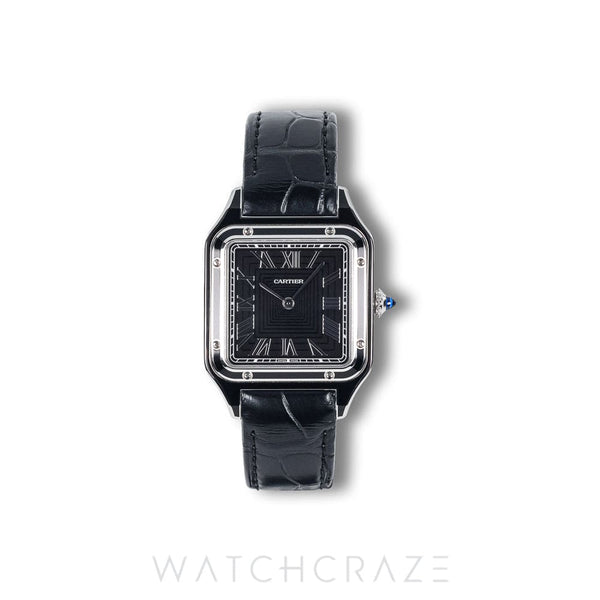 2026 CARTIER SANTUS DUMONT LARGE BLACK LACQURE WSSA0046