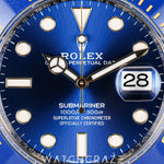 2025 ROLEX SUBMARINER DATE TWO TONE YELLOW GOLD AND STEEL BLUE DIAL BLUSEY 41MM 126613LB
