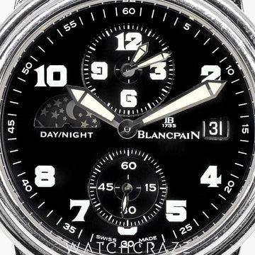 2005 BLANCPAIN LEMAN DUAL TIME 38MM 2160-M30-07-63