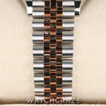 2020 ROLEX LADIES DATEJUST TWO TONE ROSE GOLD AND STEEL DIAMONDS BEZEL PURPLE DIAL 31MM 278341RBR