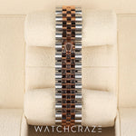 2020 ROLEX LADIES DATEJUST TWO TONE ROSE GOLD AND STEEL DIAMONDS BEZEL PURPLE DIAL 31MM 278341RBR