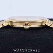 CIRCA 1978 PATEK PHILIPPE GOLDEN ELLIPSE WHITE DIAL COCKTAIL 19MM 4564/5