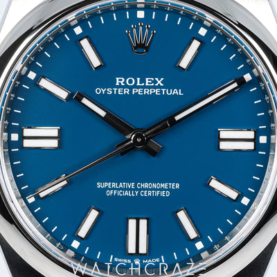 2026 ROLEX OYSTER PERPETUAL BLUE DIAL 41MM 134300
