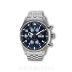 2023 IWC PILOTS CHRONOGRAPH WATCH BLUE DIAL 43MM IW378004