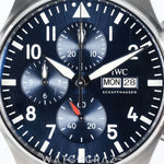2023 IWC PILOTS CHRONOGRAPH WATCH BLUE DIAL 43MM IW378004
