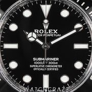 2021 ROLEX SUBMARINER NO-DATE BLACK DIAL 41MM 124060