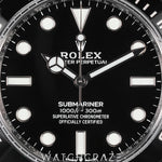 2021 ROLEX SUBMARINER NO-DATE BLACK DIAL 41MM 124060