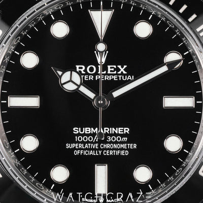 2021 ROLEX SUBMARINER NO-DATE BLACK DIAL 41MM 124060