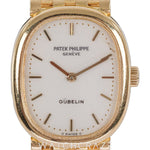 CIRCA 1978 PATEK PHILIPPE GOLDEN ELLIPSE WHITE DIAL COCKTAIL 19MM 4564/5