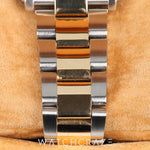 ROLEX GMT MASTER II TWO TONE YELLOW GOLD AND STEE BLACK DIAL 40MM 16713
