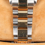ROLEX GMT MASTER II TWO TONE YELLOW GOLD AND STEE BLACK DIAL 40MM 16713