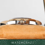 ROLEX GMT MASTER II TWO TONE YELLOW GOLD AND STEE BLACK DIAL 40MM 16713