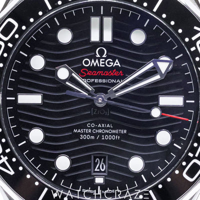 2022 OMEGA SEAMASTER COAXIAL 300M BLACK DIAL 42MM 210.32.42.20.01.001