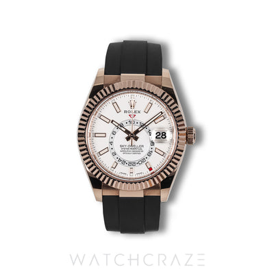 2022 ROLEX SKY-DWELLER WHITE DIAL 42MM 326235