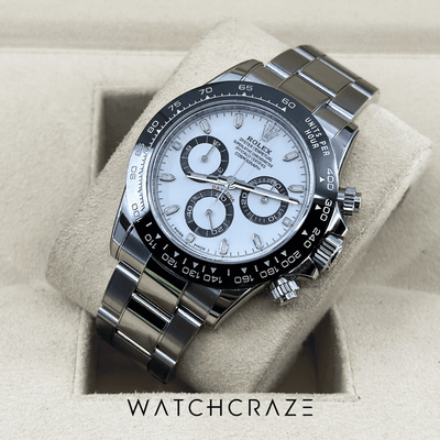 2019 ROLEX COSMOGRAPH DAYTONA ‘PANDA’ STAINLESS STEEL FULL SET 116500LN