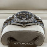 2023 ROLEX DATEJUST 36MM ROSE GOLD JUBILEE BRACELET FACTORY DIAMOND BEZEL 126281RBR