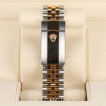 2025 ROLEX DATEJUST TWO TONE YELLOW GOLD AND STEEL WITH BLACK DIAL 41MM 126333