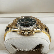 2023 ROLEX DAYTONA ‘JOHN MAYER’ YELLOW GOLD GREEN DIAL AFTERMARKET RX8 STICKERS 116508
