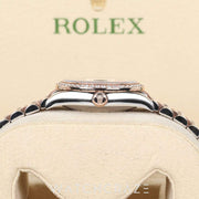 2023 ROLEX DATEJUST TWO TONE ROSE GOLD STEEL DIAMOND BEZEL 31MM 278381RBR
