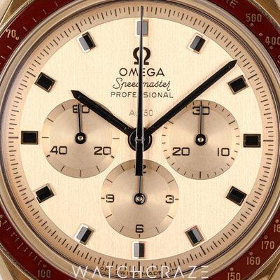 2019 OMEGA SPEEDMASTER APOLLO 11 50TH ANNIVERSARY YELLOW GOLD 42MM 310.60.42.50.99.001