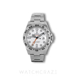 2015 ROLEX EXPLORER II WHITE DIAL 42MM 216570