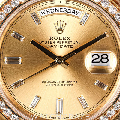 2022 ROLEX DAY-DATE PRESIDENTAL CHAMPAGNE DIAMOND DIAL 40MM 228348RBR