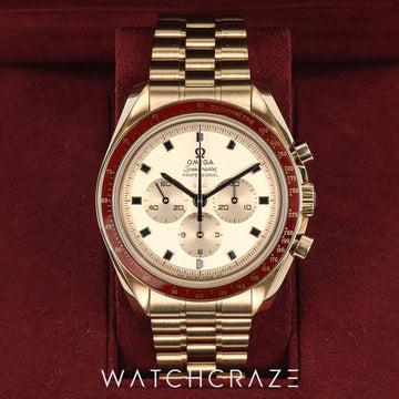 2019 OMEGA SPEEDMASTER APOLLO 11 50TH ANNIVERSARY YELLOW GOLD 42MM 310.60.42.50.99.001