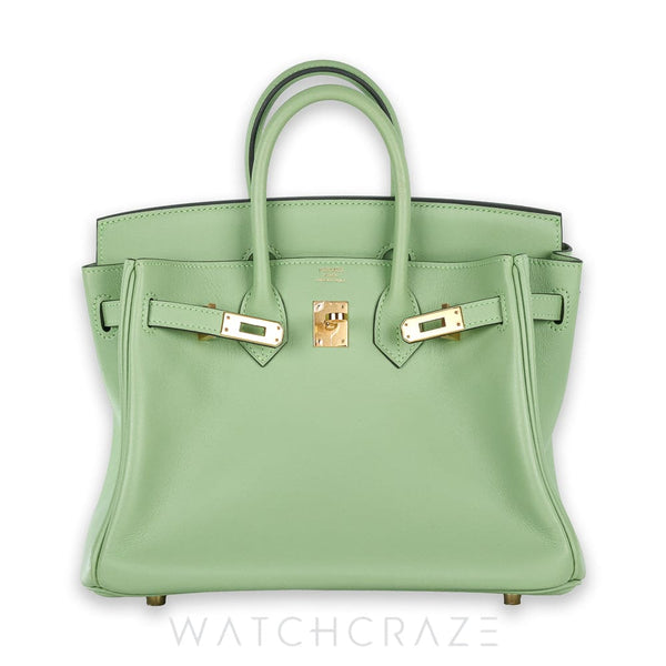 HERMES BIRKIN 25 VERT CRIQUET