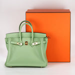 HERMES BIRKIN 25 VERT CRIQUET