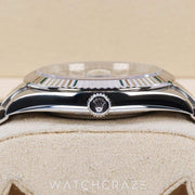 2021 ROLEX DATEJUST RHODIUM DIAL 41MM 126334