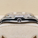 2021 ROLEX DATEJUST RHODIUM DIAL 41MM 126334