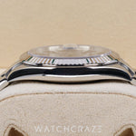 2021 ROLEX DATEJUST RHODIUM DIAL 41MM 126334