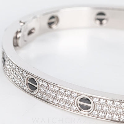 2022 CARTIER LOVE BRACELET CLASSIC MODEL PAVED
