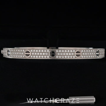 2022 CARTIER LOVE BRACELET CLASSIC MODEL PAVED