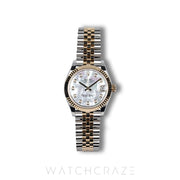 2026 ROLEX DATEJUST TWO TONE YELLOW GOLD AND STEEL MOTHER OF PEARL DIAL 31MM 278273