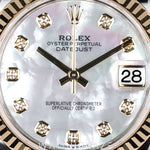 2026 ROLEX DATEJUST TWO TONE YELLOW GOLD AND STEEL MOTHER OF PEARL DIAL 31MM 278273