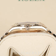 2026 ROLEX DAY-DATE YELLOW GOLD GREEN ROMAN DIAL 36MM 128238
