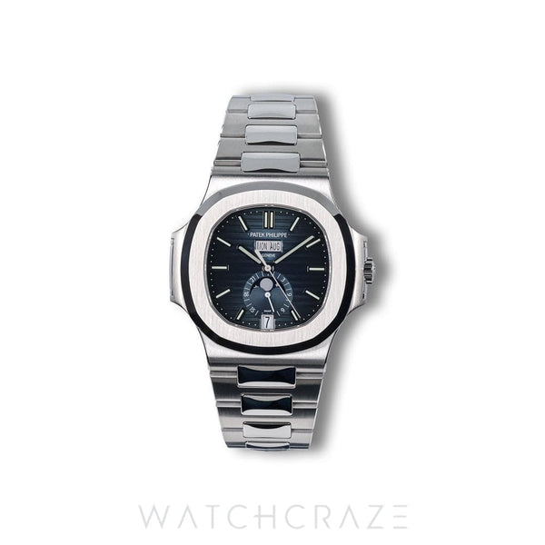 2025 PATEK PHILIPPE NAUTILUS ANNUAL CALENDAR BLUE DIAL 40MM 5726/1A-014