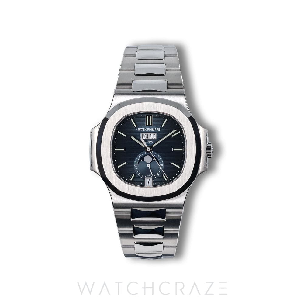 2024 PATEK PHILIPPE NAUTILUS ANNUAL CALENDAR BLUE DIAL 40MM 5726/1A-014