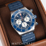 2021 BREITLING CHRONOMAT B01 BLUE DIAL 44MM AB0136