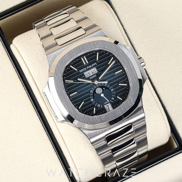 2024 PATEK PHILIPPE NAUTILUS ANNUAL CALENDAR BLUE DIAL 40MM 5726/1A-014