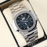 2025 PATEK PHILIPPE NAUTILUS ANNUAL CALENDAR BLUE DIAL 40MM 5726/1A-014