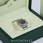 2010 ROLEX DAYTONA COSMOGRAPH WHITE GOLD SLATE RACING DIAL 40MM 116509