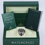2010 ROLEX DAYTONA COSMOGRAPH WHITE GOLD SLATE RACING DIAL 40MM 116509
