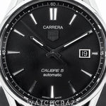 TAG HEUER CARRERA BLACK DIAL 39MM WAR211A-1