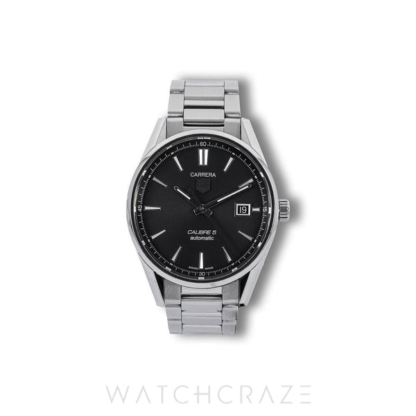 TAG HEUER CARRERA BLACK DIAL 39MM WAR211A-1