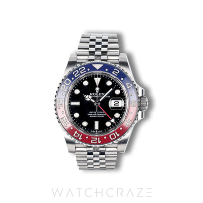 2023 ROLEX GMT MASTER II PEPSI 40MM JUBILEE 126710BLRO